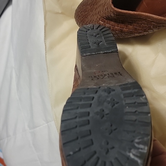 Deadstock Vintage Enzo Angiolini leather mules size 10m - Picture 2 of 6